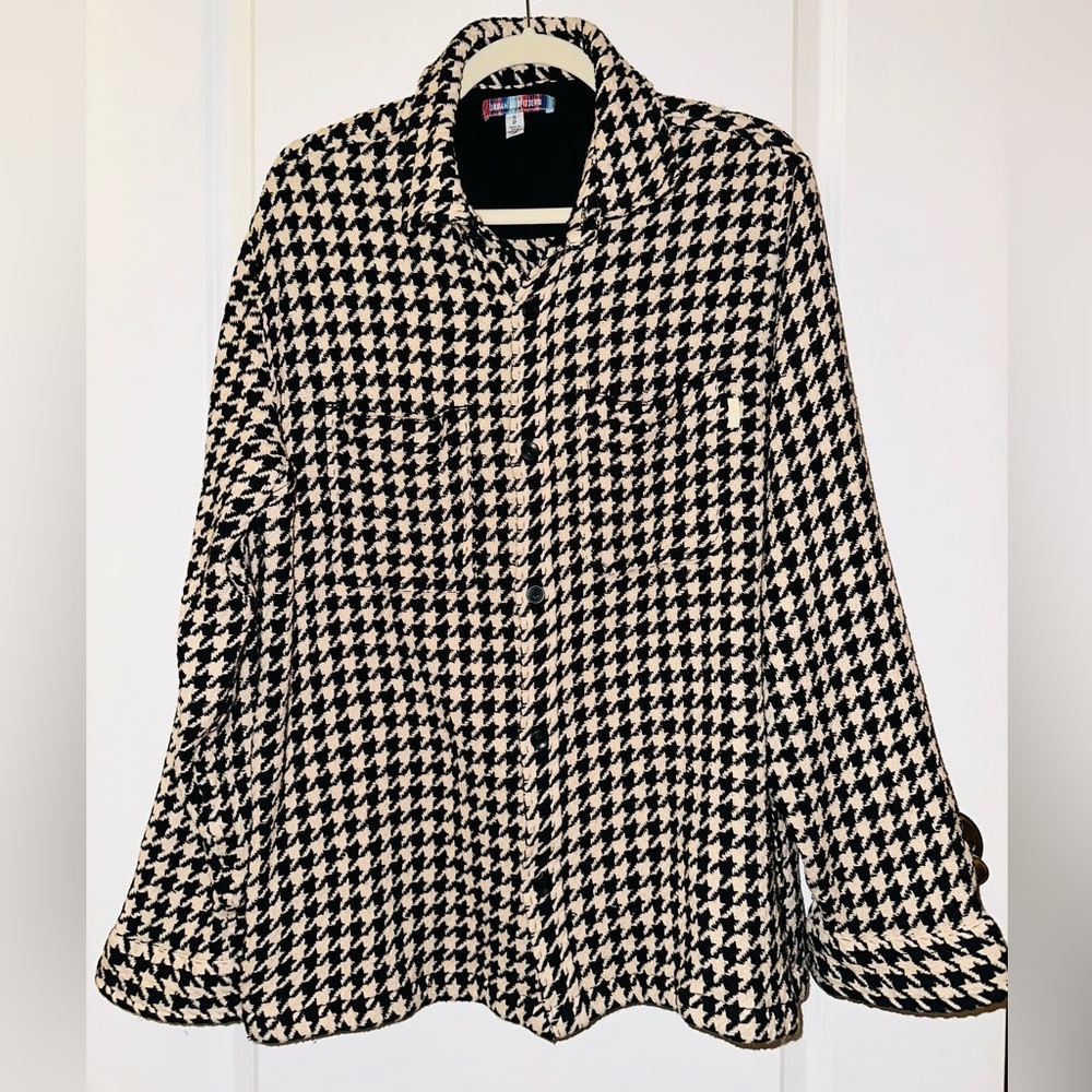Urban Outfitters Houndstooth Shacket